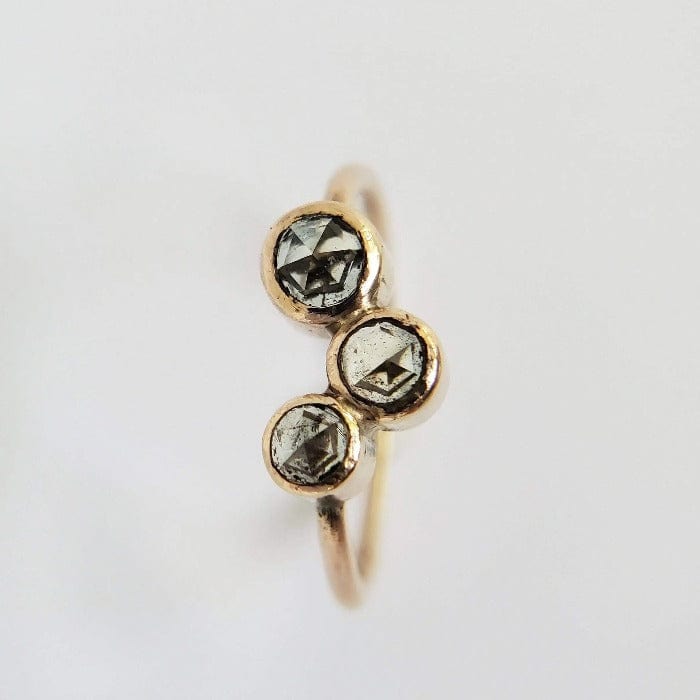 14k Gold Ring with Nigerian Sapphires - Arcana Silver