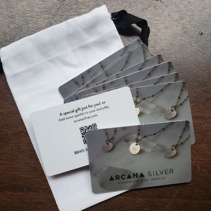 Arcana Silver Gift Card - Arcana Silver