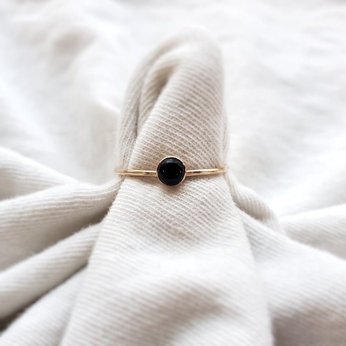 Black Onyx Ring - Arcana Silver