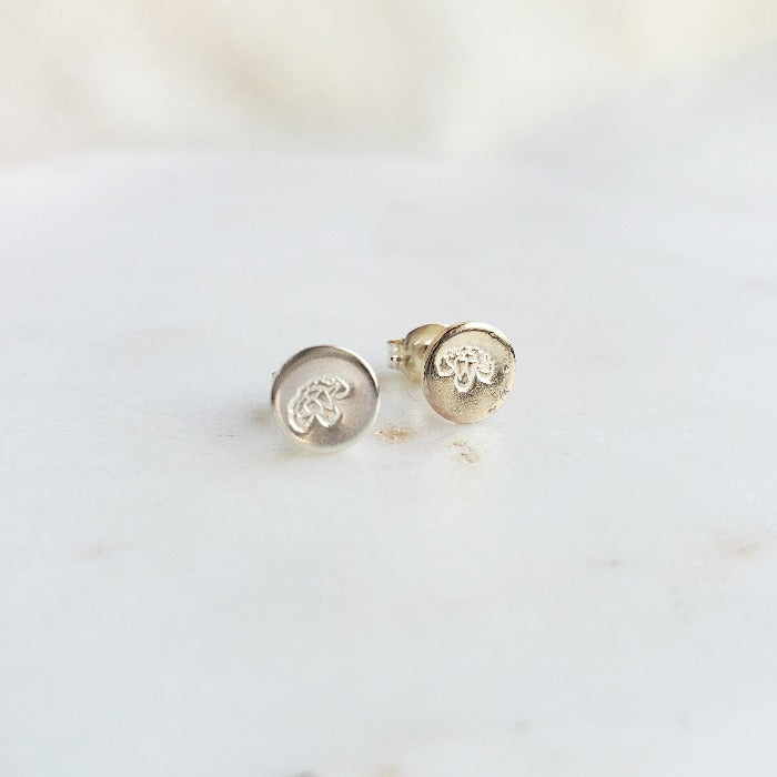 Bloom Studs - Arcana Silver