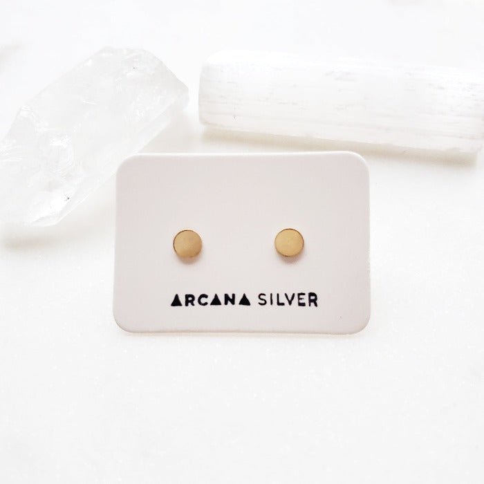Dot Studs - Arcana Silver
