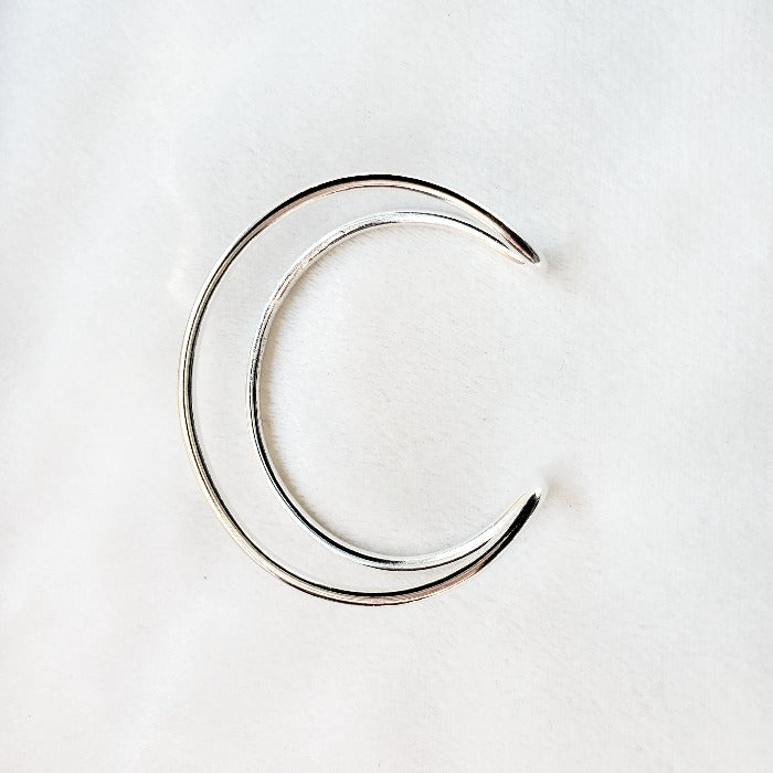 Sterling Silver Double Cuff - Arcana Silver