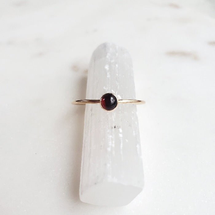 Garnet Ring - Arcana Silver