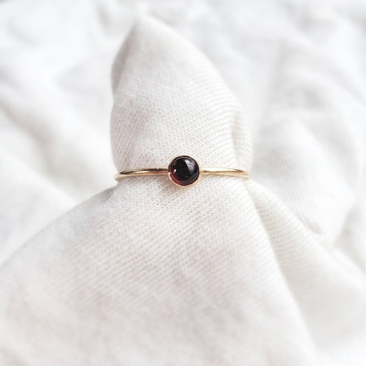 Garnet Ring - Arcana Silver