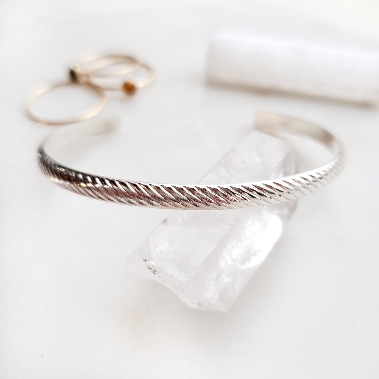 Oblique Cuff - Arcana Silver