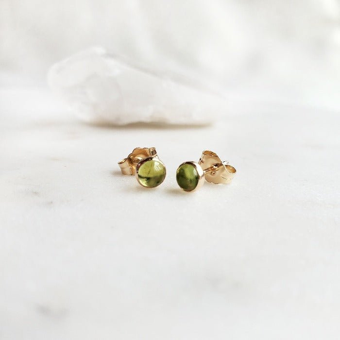 Peridot Studs - Arcana Silver