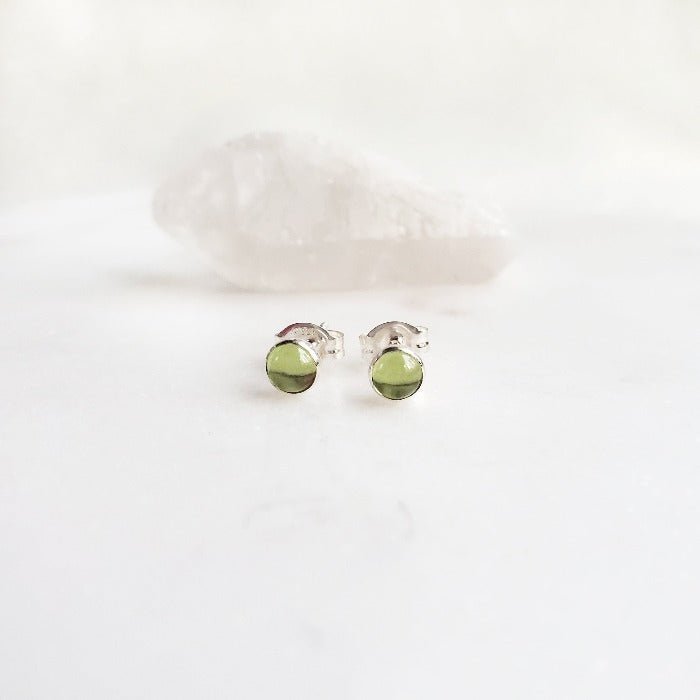 Peridot Studs - Arcana Silver