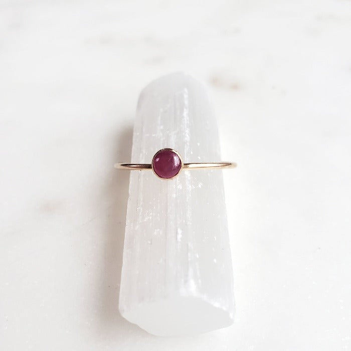 Ruby Ring - Arcana Silver