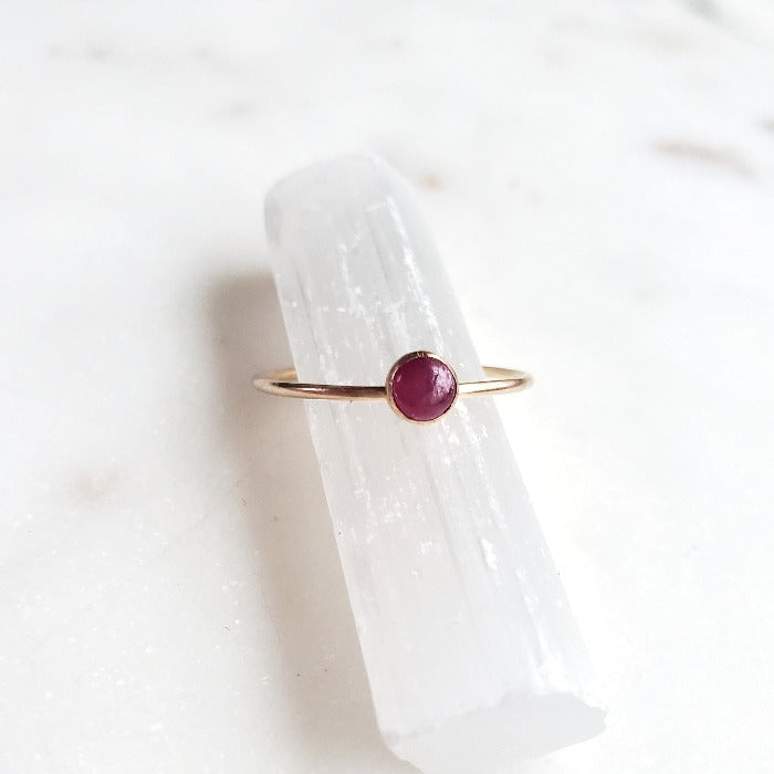 Ruby Ring - Arcana Silver