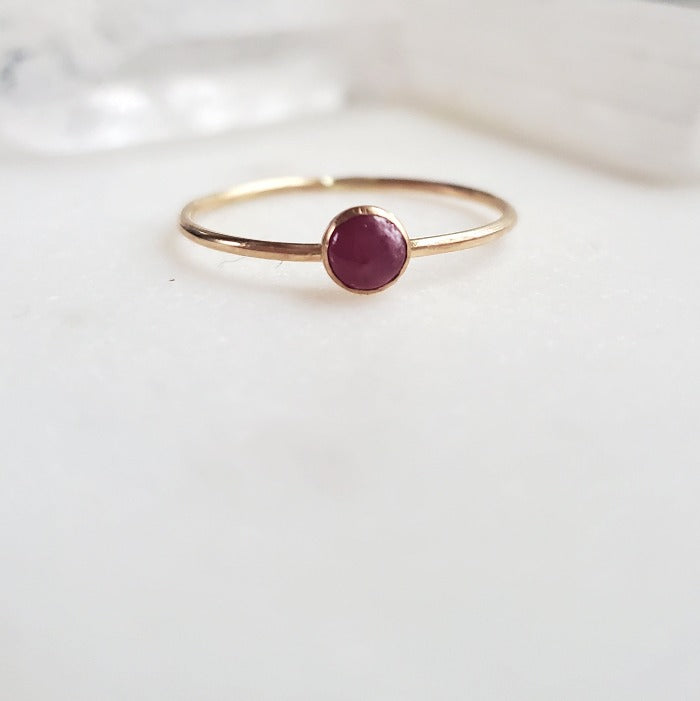 Ruby Ring - Arcana Silver