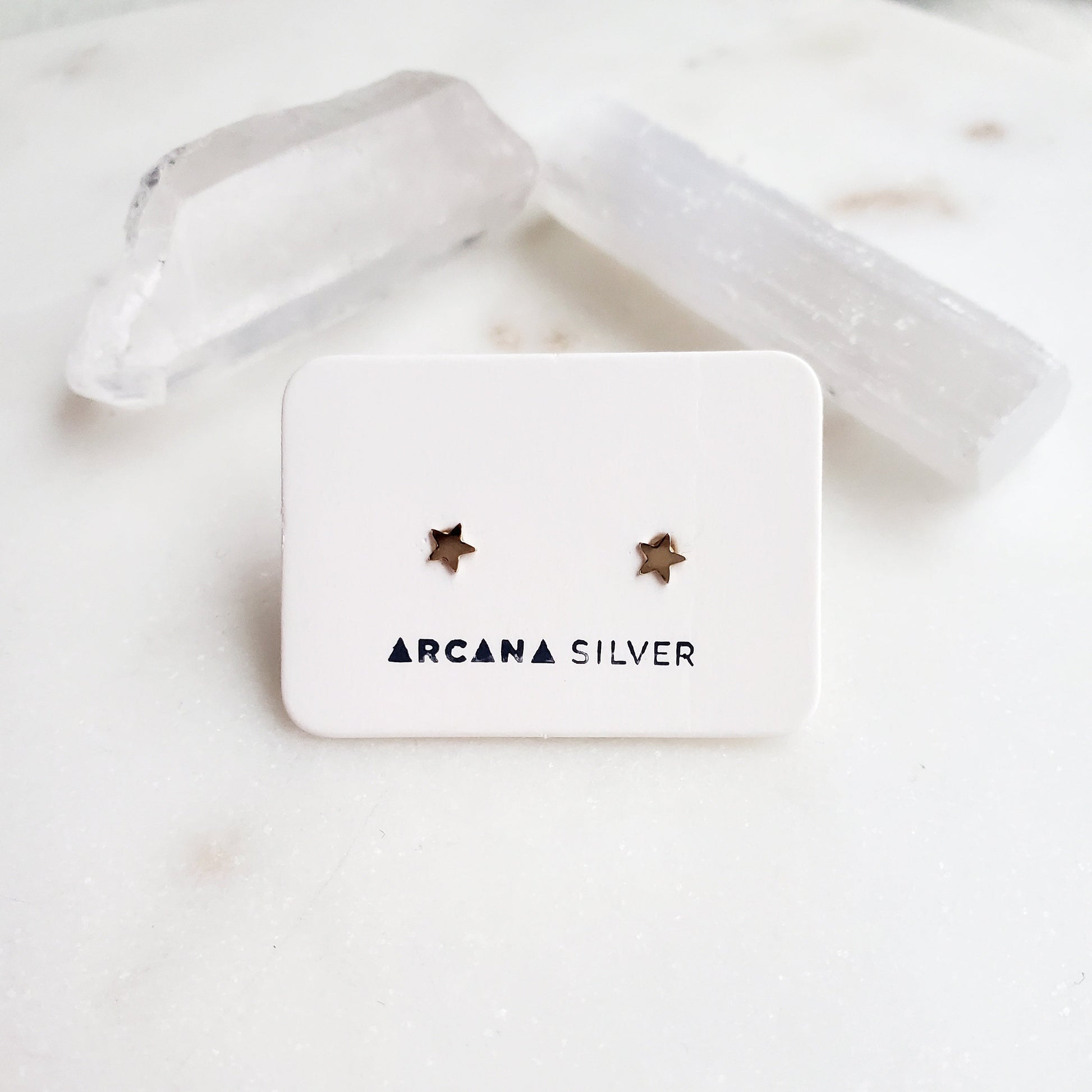 Star Studs - Arcana Silver