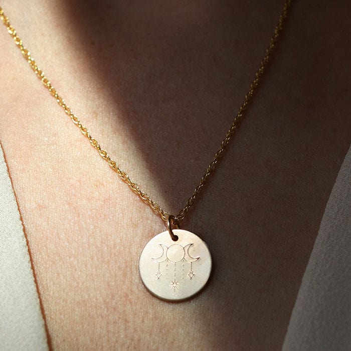 The Power of the Moon Necklace - Arcana Silver