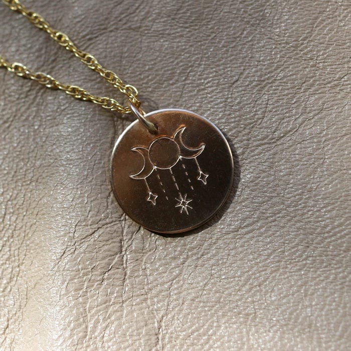 The Power of the Moon Necklace - Arcana Silver