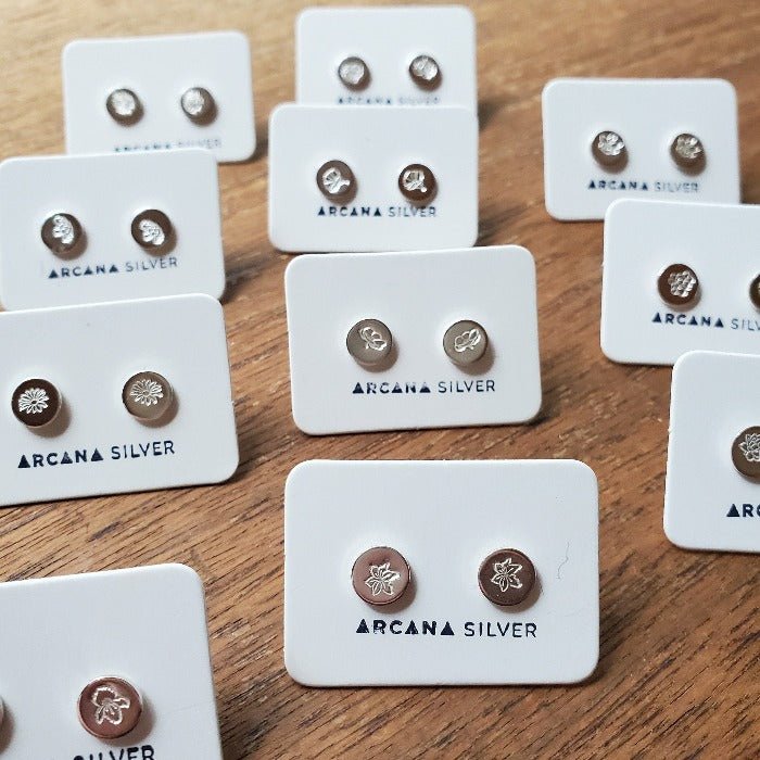 Bloom Studs - Arcana Silver