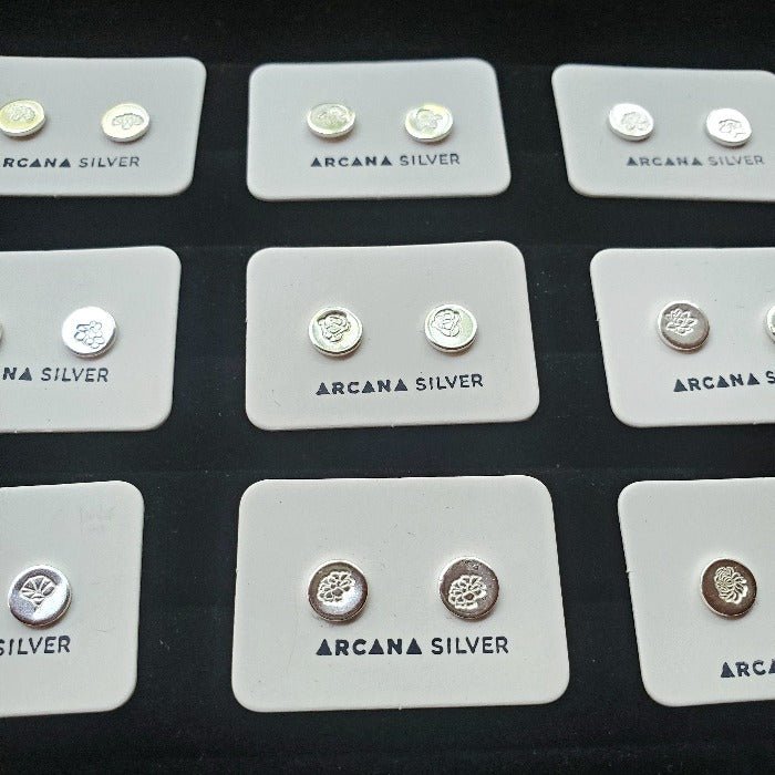 Bloom Studs - Arcana Silver