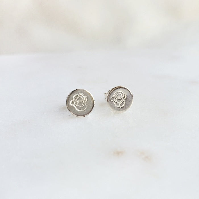 Bloom Studs - Arcana Silver