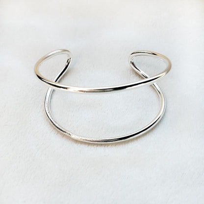 Sterling Silver Double Cuff - Arcana Silver