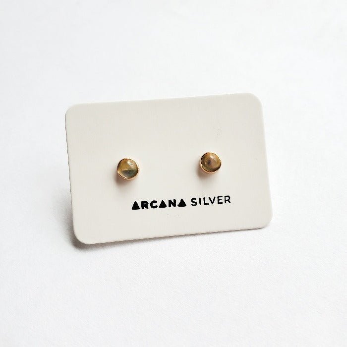 Opal studs - Arcana Silver