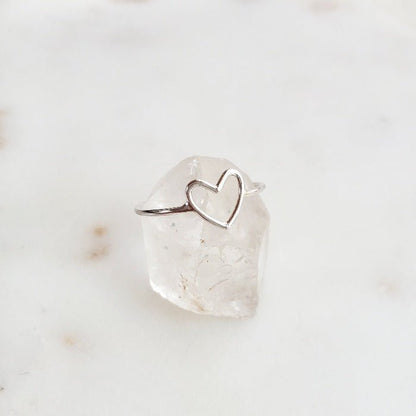 Open Heart Ring - Arcana Silver