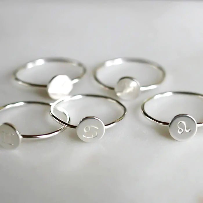 Silver Horoscope Rings Zodiac Ring | Arcana Silver Jewelry | Sterling Silver